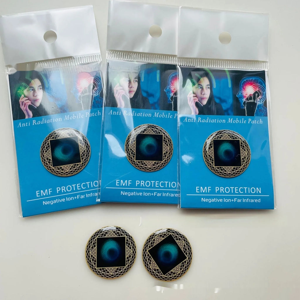Anion phone sticker THz energy shield 1 pack with 89% radiation elimination figure, default style
