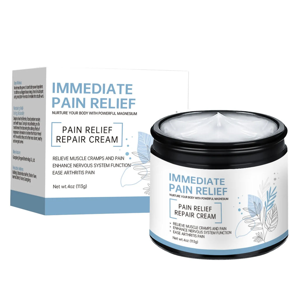 Magnesium neck cream 30g jar for joint and muscle relief personal care