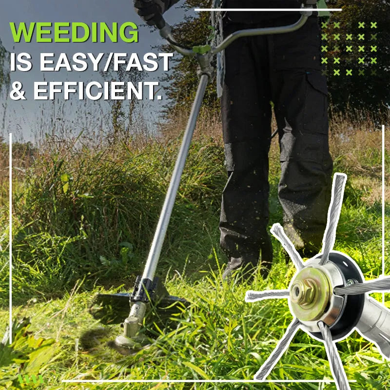 Small lithium electric wire mower stainless steel general accessories for weeding and rust removal with anti-falling wire