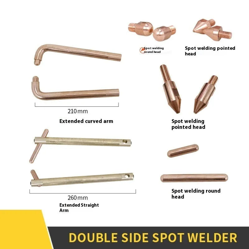 OL8000 double-sided spot welder butt welding machine body with manual control and electrode heads