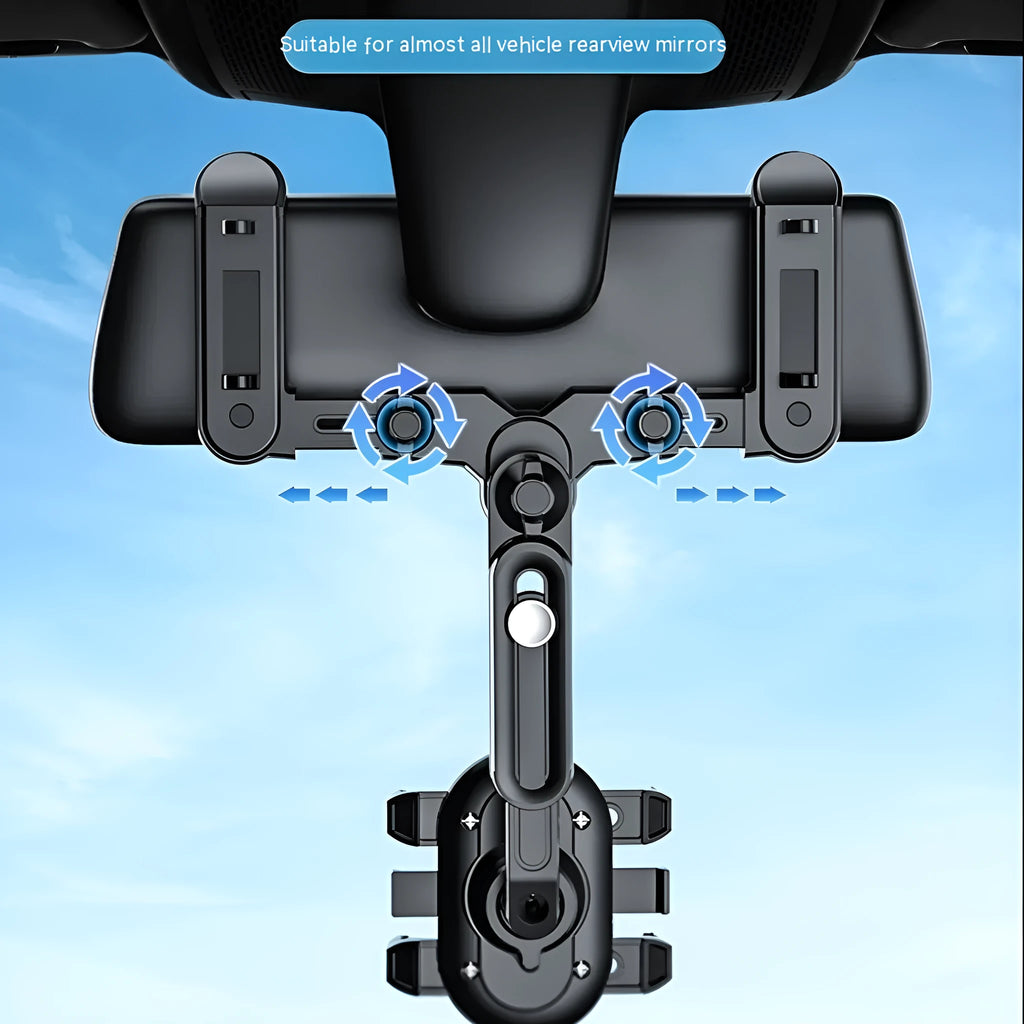 ABS plastic universal rear view mirror mounting bracket for cars