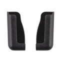 Car mobile phone holder stick type with 3M tape, adjustable width, soft PVC, 65x28x18mm, black DM-059