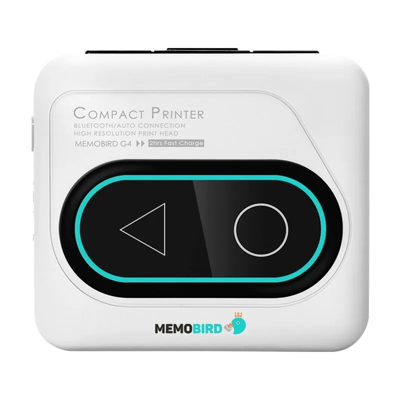Portable Bluetooth mini printer in multiple colours for mobile phone text printing