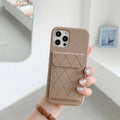 Tide brand imitation leather iPhone case with integrated card holder in multiple colour options