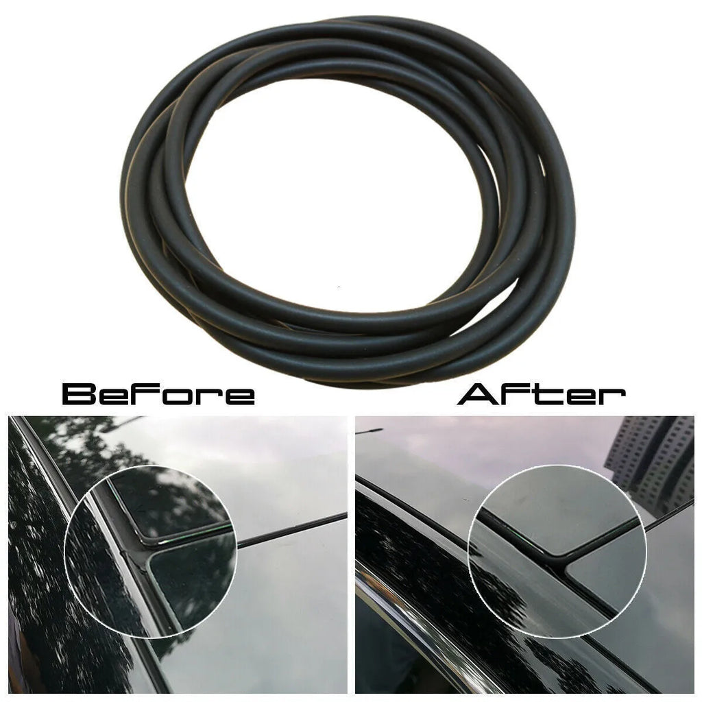 Tesla Model 3 black silicone windshield roof sunroof seal 285 cm