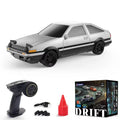 High-speed four-wheel drive remote control car in 1:43 scale with gyroscope and USB charging
