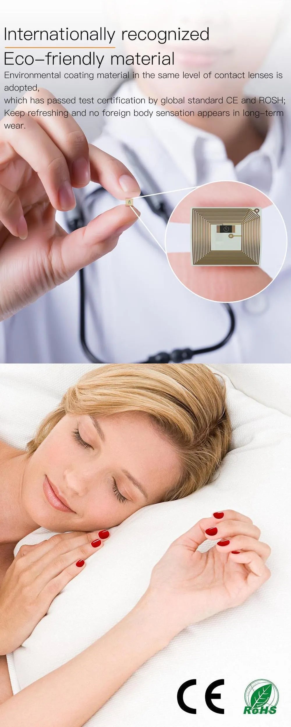 JAKCOM N3 smart nail chip wireless NFC sensor for mobile phone activation on a finger
