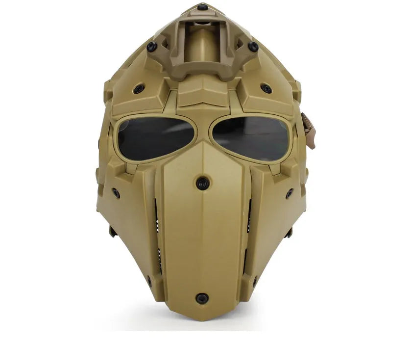 Ronin Tactical Helmet in polymer with adjustable straps and EVA pad, shown in black