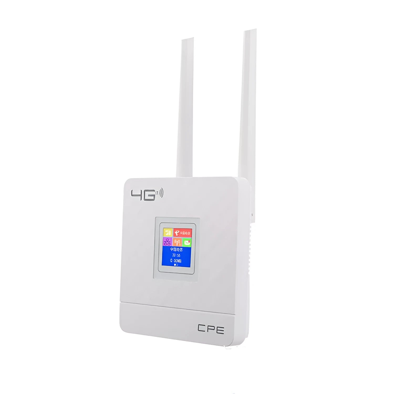 Compact 4G wireless router with EU plug, 150Mbps, VPN and firewall support for travel use