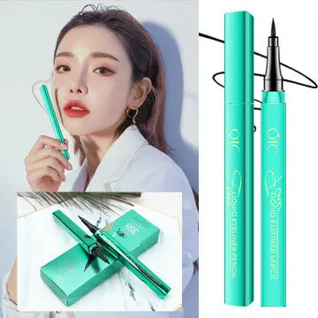 Jade green eye liner pencil with smooth long-lasting warm water removable formula, 1g net content