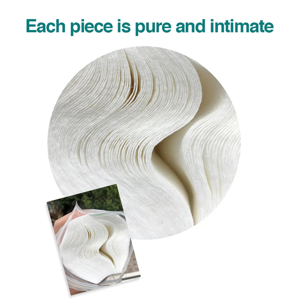 100-pack disposable mask inner pads 120x90mm spunlaced viscose nonwoven for universal face masks