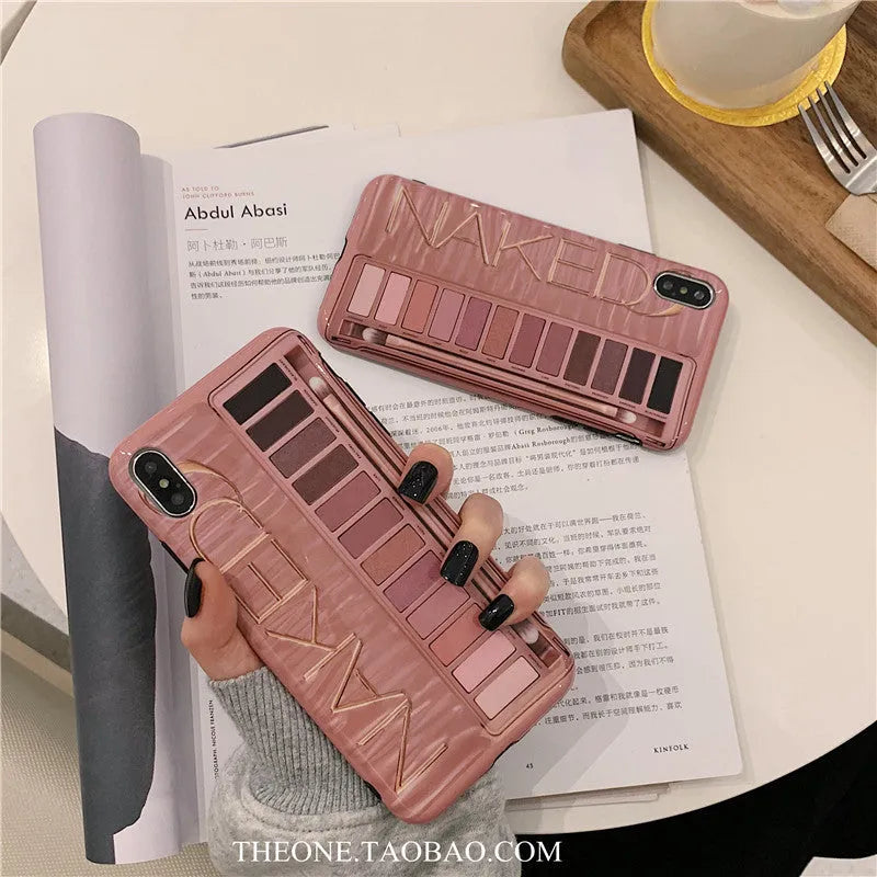 Flesh and grey silicone protective case for various iPhone models.