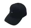 Korean version cotton baseball cap in black for autumn winter outdoor sports with adjustable closure