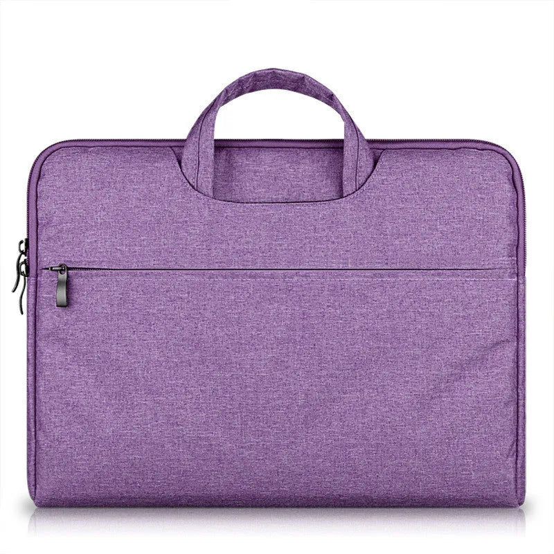 Ant cloth laptop sleeve for MacBook Air Pro with soft handle, available in Apple Gray, on a plain background