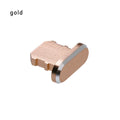 Aluminium alloy dust plug for iPhone charging port in various colours.