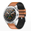 LEMFO LF26 smart bracelet with 1.3-inch screen shown in silver colour on a wrist