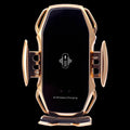 Navigation phone holder with PC+ABS vacuum plating and USB output in black finish