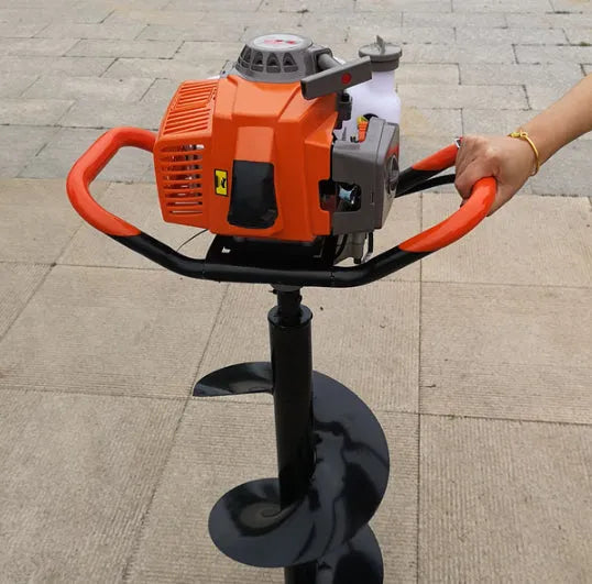 Portable single-person gasoline-powered hole digger for fruit tree fertilization digging, default size