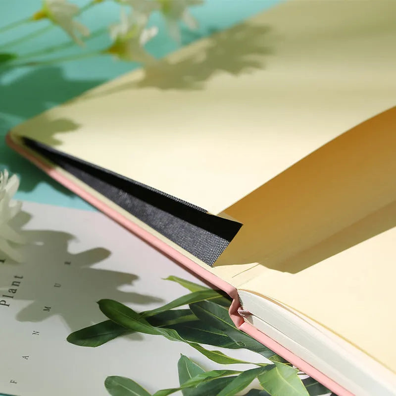 A5 tactile PU hardcover notebook with 96 sheets of 100gsm white paper, available in ten colours including black and red