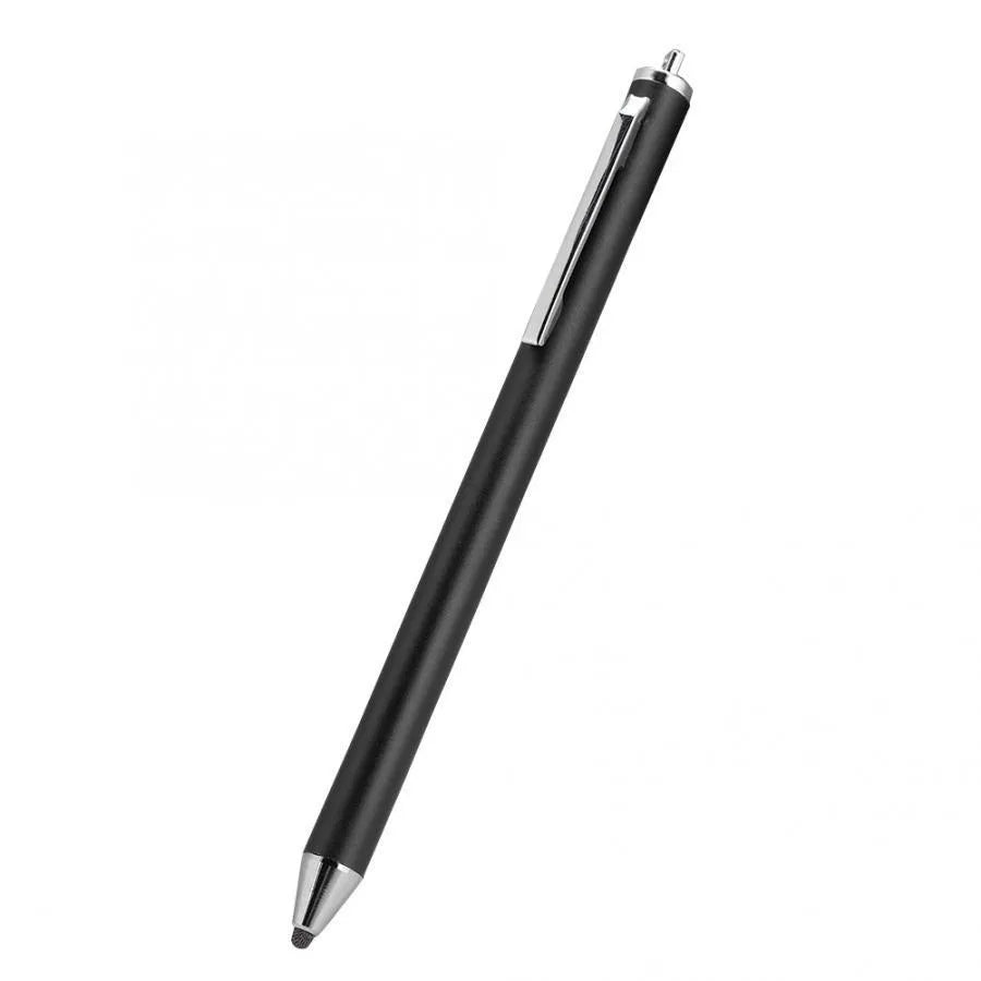 Fine head metal stylus pen for touchscreen phones and tablets in multiple colours.
