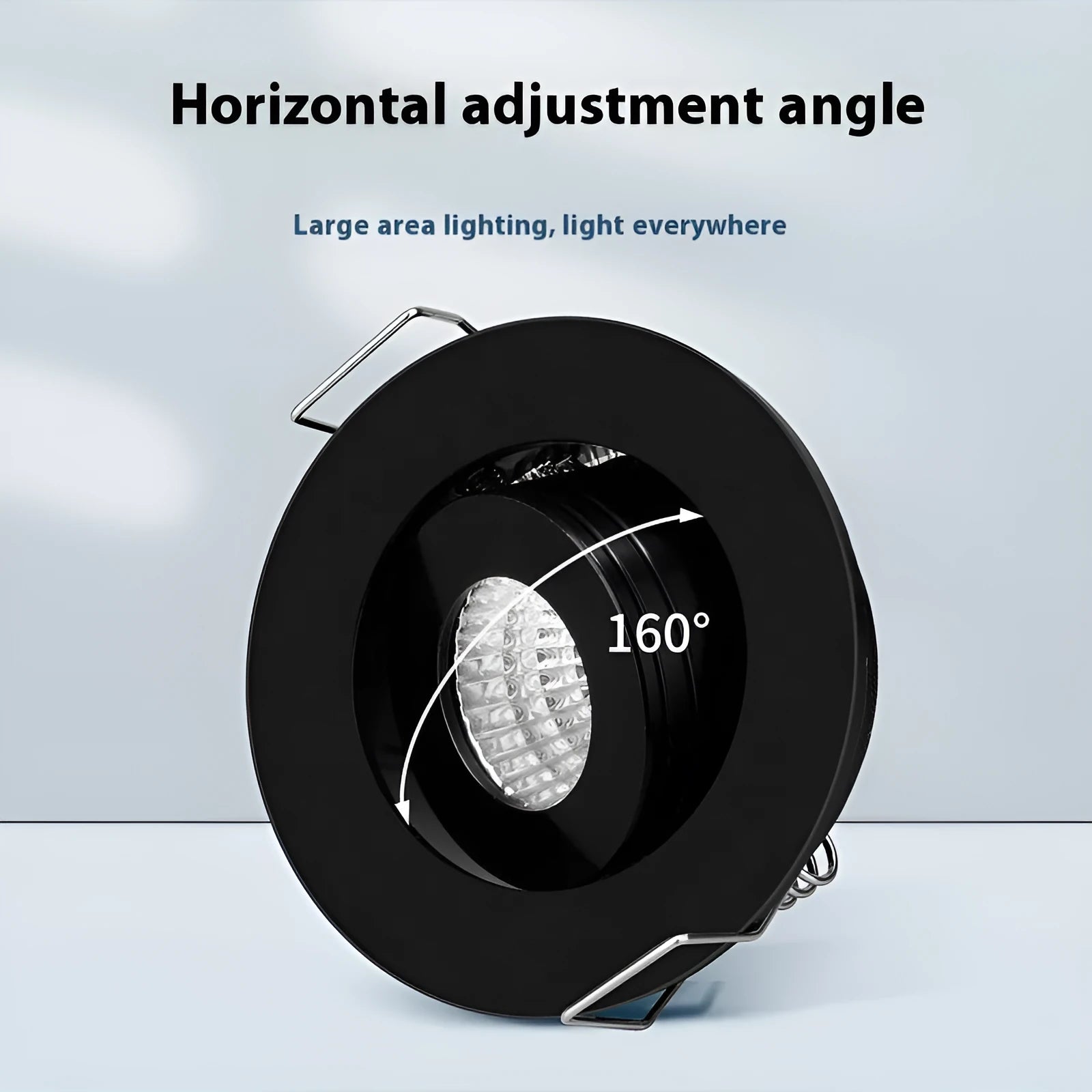 LED mini spotlight embedded concealed ceiling light aluminium housing white finish 1W 3W options