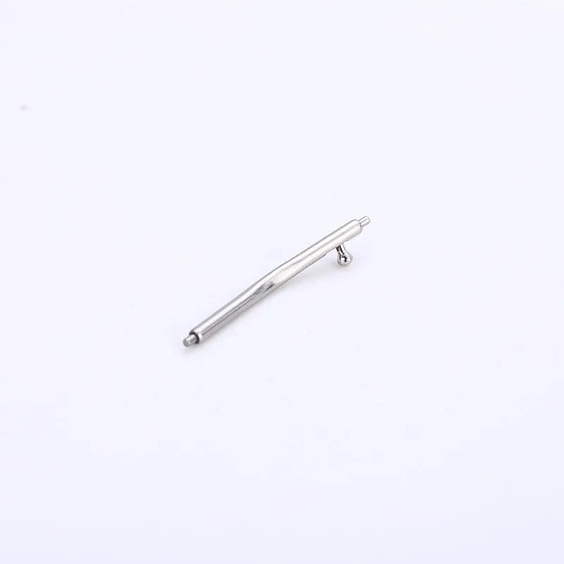 304 stainless steel curved watch spring bars in five sizes from 16mm to 24mm, 100 pieces