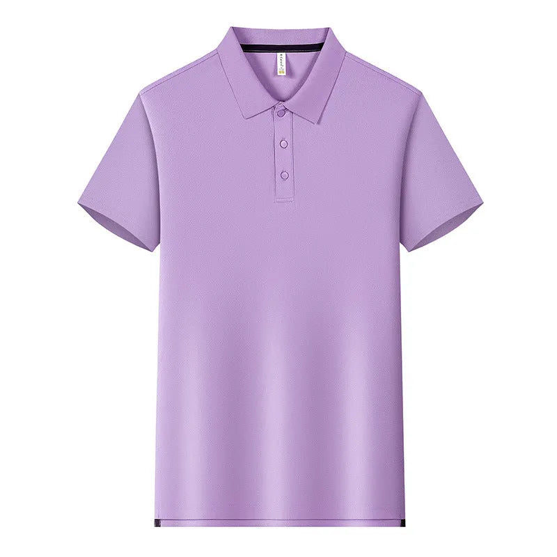 190g Tianshu cotton split solid colour polo shirt, short sleeve, polyester fibre, regular fit, sizes S to 4XL, 11 colours