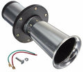 Silver 12v universal car horn for vehicle replacement or upgrade