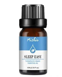 10ml amber glass bottle of 100% pure aromatherapy essential oil with dropper cap