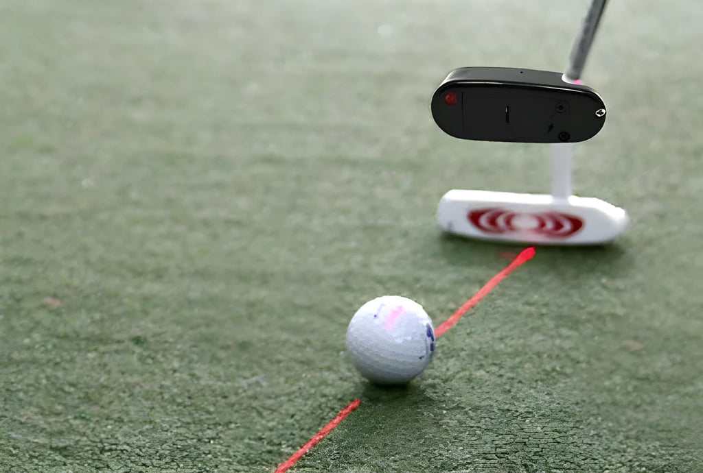 Plastic putter laser pointer golf swing trainer 6.5cm by 2.5cm
