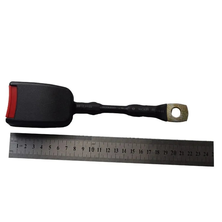 Car seat belt socket buckle with 20cm steel wire base for 21cm insert width vehicles