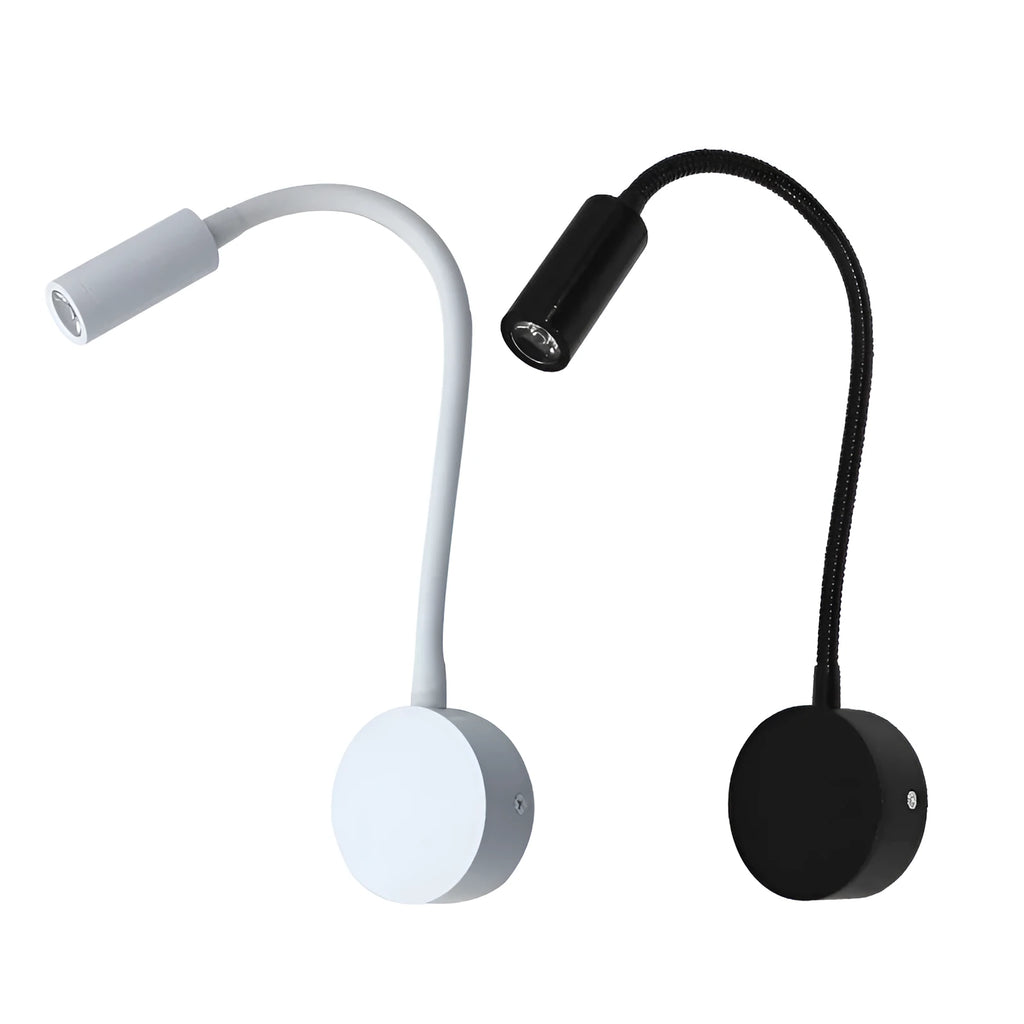 Black 1W LED ceiling painting spotlight with aluminium finish on white ceiling showing 360-degree rotation