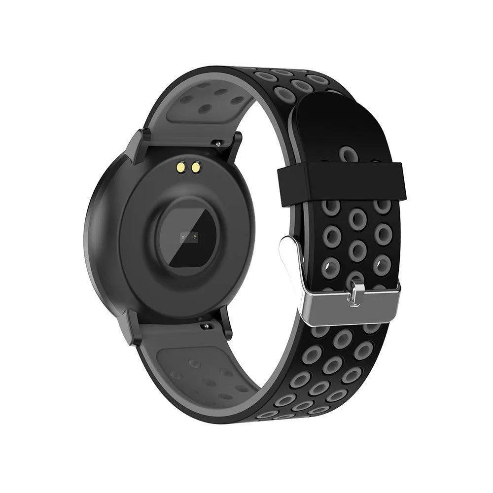 Sports smart bracelet with 1.3 inch screen and silicone strap in black colour option