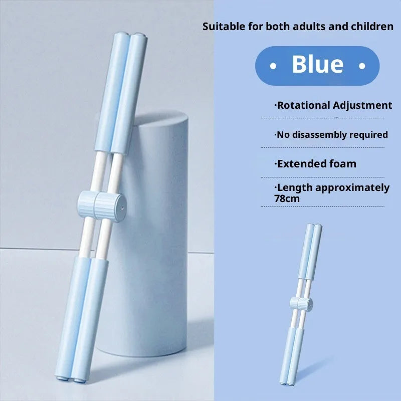 Body corrective yoga stick 78x5.5x6.5 cm steel PP PU cotton for fitness shaping dance sports pink blue green