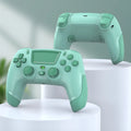 Fruit green wireless PS4 controller with Bluetooth connectivity for PC and mobile gaming