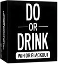 DO OR DRINK board game card set in colour box with coated paper cards for interactive party play