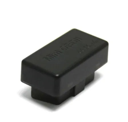 ELM327 Bluetooth OBD-II car fault detector, black, 43mm x 25mm x 23mm, engine diagnostic scanner