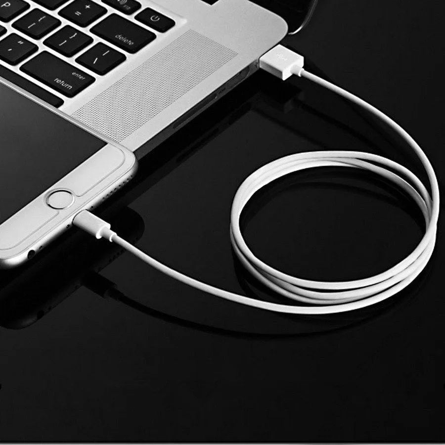 USB travel charger and cable kit for iPhone and iPad models with 5V 2A fast charging capability