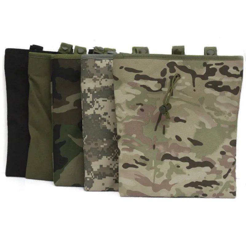 Tactical utility pouch 600D nylon 26cm x 30cm waist debris bag in camouflage pattern
