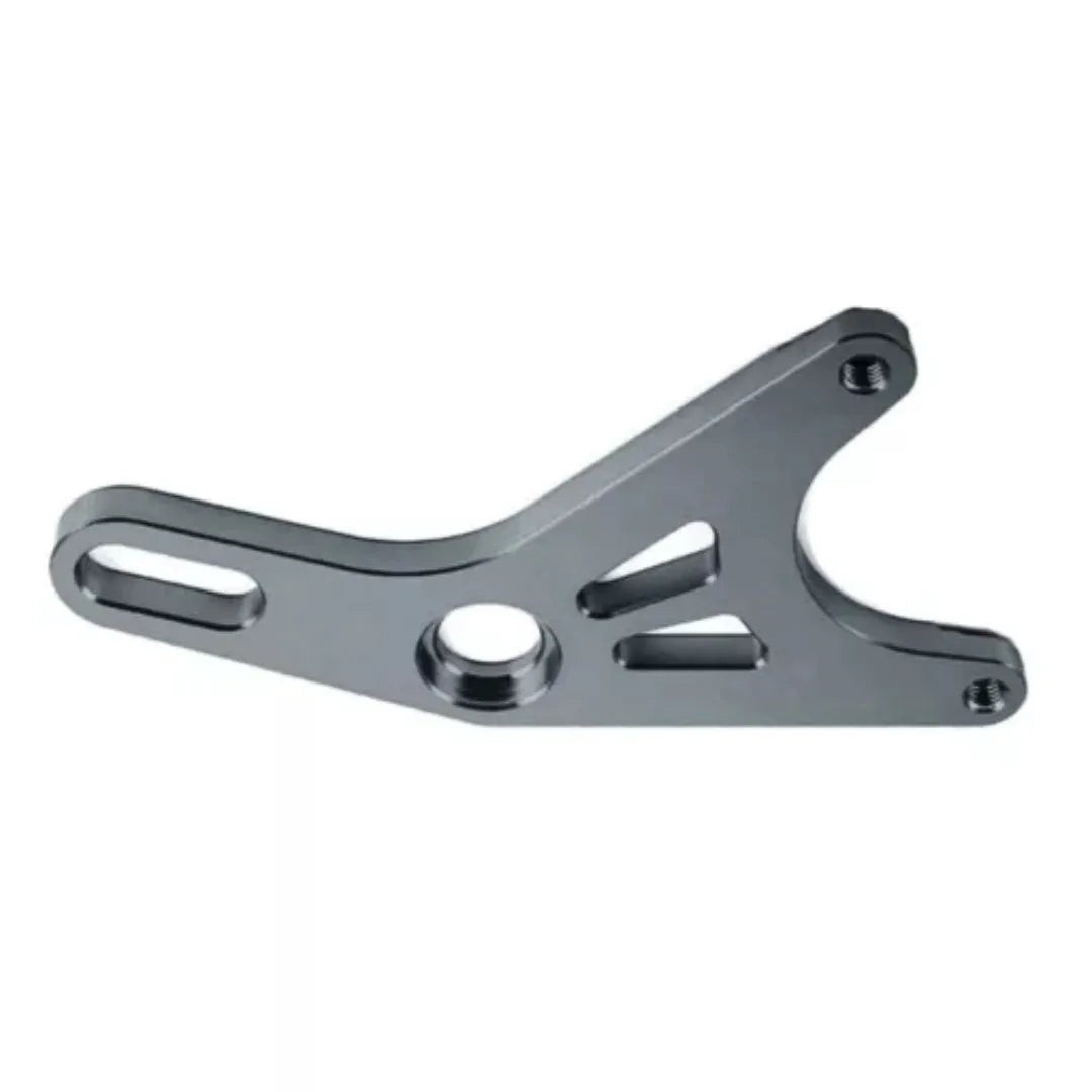 Electric bicycle rear brake caliper bracket adapter 220mm aluminium alloy black