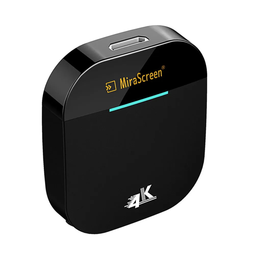 Wireless screen mirroring dongle G5 4K 5G with HDMI output and USB power cable