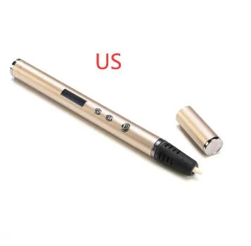 3D printing pen fountain pen DIY educational toy with adjustable speed and FDM technology in black colour