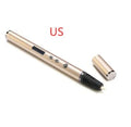 3D printing pen fountain pen DIY educational toy with adjustable speed and FDM technology in black colour
