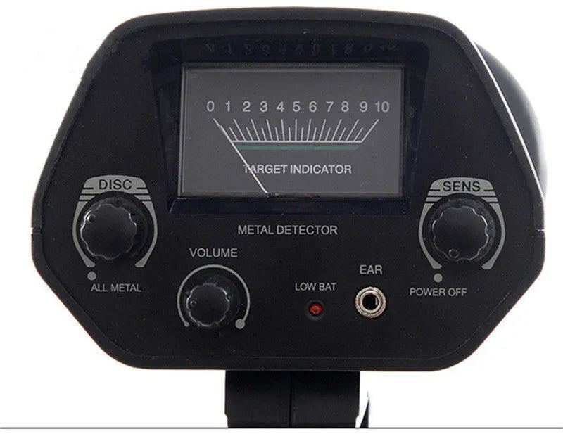 Underground metal detector for beginners with audible alarm and 1 metre detection range