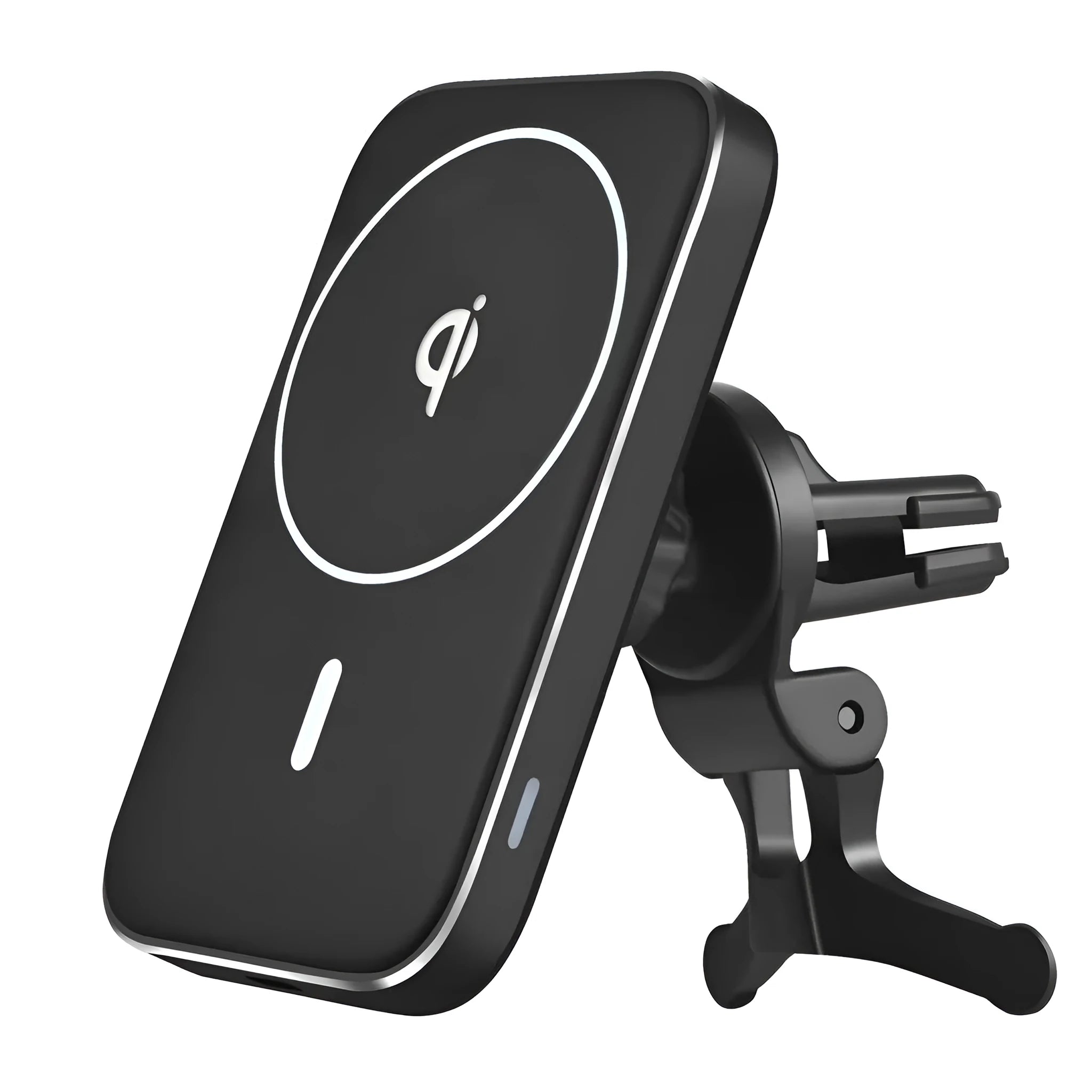 M6 magnetic wireless car bracket charger for mobile phones with black finish