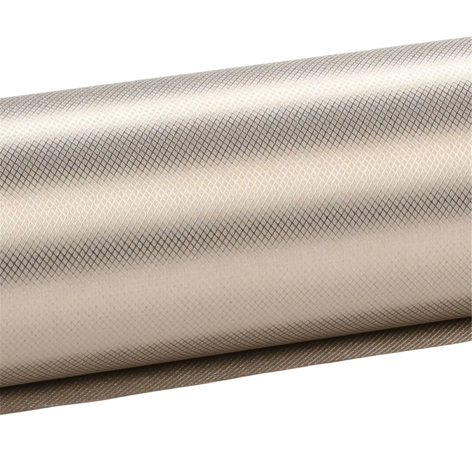 Grey diamond lattice radiation shielding fabric with copper and nickel metal fibres for signal blocking