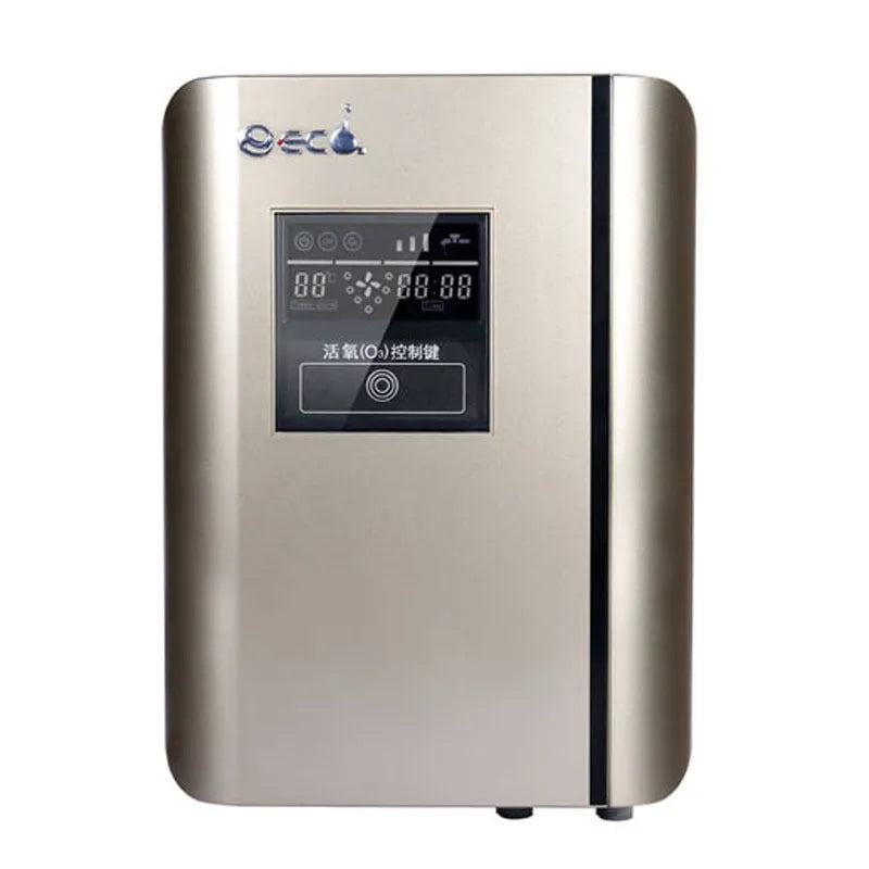 Ozone water generator in Silver blue finish for kitchen and bathroom water treatment with automatic operation