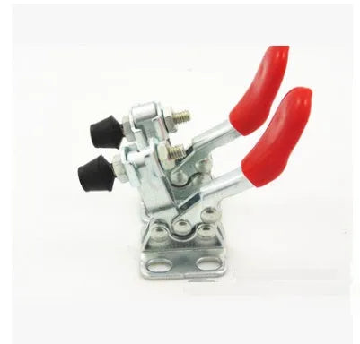 GH-201 horizontal quick fixture hardware 78mm iron galvanised silver clamp set of 4 for lathe