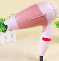 600W electric hair dryer with three gears and high temperature resistant body, compact 11x7.5x17cm size, white finish