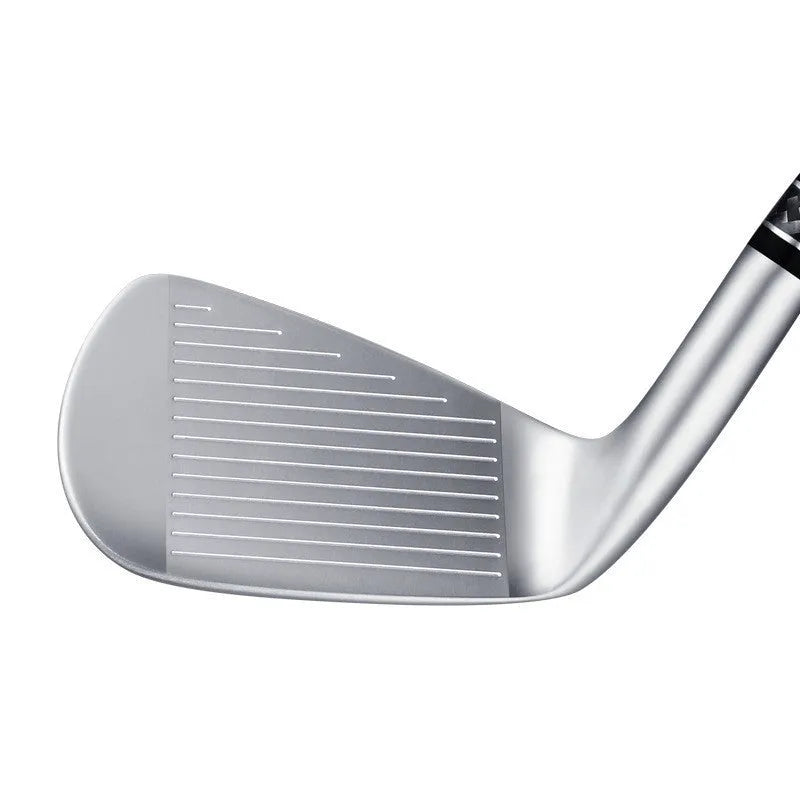 Men's soft iron forged golf iron, 32 degree loft, 61.5 lie, stainless steel head, carbon or steel shaft, rubber grip